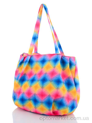 Сумка женская 13-30 жовто-червоно-синій (01943) Obuvok мікс  оптом от Optomarket