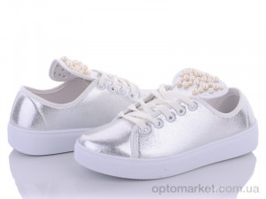 Купить Кроссовки женские 131330-3 Shonex серебряный
