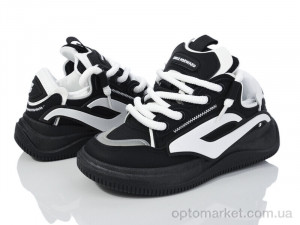 Купить Кросівки жіночі 136-27 black-white Violeta чорний