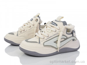 Купить Кросівки жіночі 136-27 white-grey Violeta бежевий