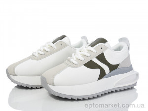 Купить Кросівки жіночі 136-36-1 white-green Violeta білий