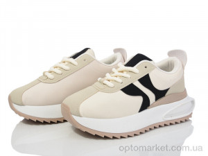 Купить Кросівки жіночі 136-36-2 beige-black Violeta бежевий