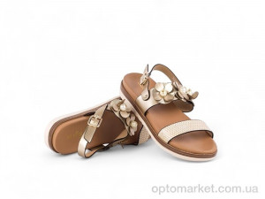 Купить Босоніжки жіночі 136044 Sopra золотий