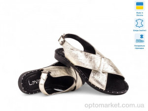 Купить Босоніжки жіночі 136525 Lonza золотий