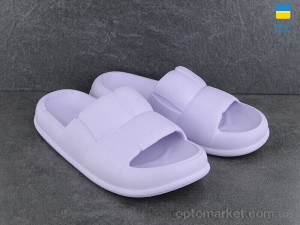 Шльопанці жіночі 137 бузковий Golden Lion фіолетовий  оптом от Optomarket