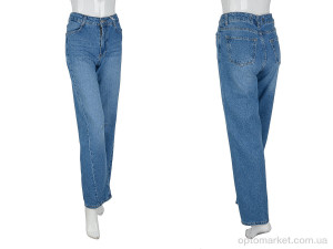 Джинси жіночі 1379-115Y blue Real Elite синій  оптом от Optomarket