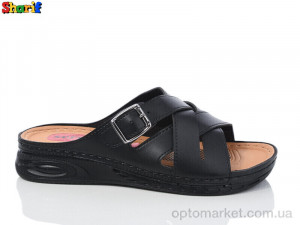 Купить Шльопанці жіночі 1401-3 Serra чорний