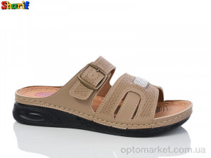 Купить Шльопанці жіночі 1402-2 Serra коричневий