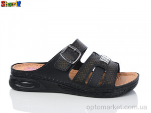 Купить Шльопанці жіночі 1402-3 Serra чорний