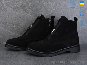 Черевики жіночі 14142-1Б Ailinda чорний  оптом от Optomarket