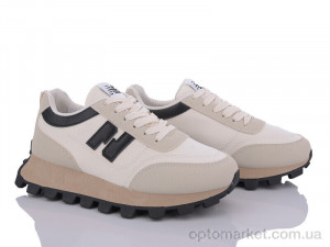 Кросівки жіночі 143-35 beige Violeta бежевий  оптом от Optomarket