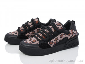 Купить Кросівки жіночі 143-40 black-khaki Violeta коричневий