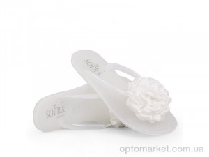 Купить Шльопанці жіночі 143829 Sopra білий