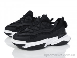 Купить Кросівки жіночі 149-38 white-black Violeta чорний