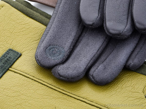 Рукавички жіночі 15-144Ж кожзам плюш mix Королева мікс  оптом от Optomarket