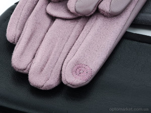 Рукавички жіночі 15-145Ж кожзам плюш mix Королева мікс  оптом от Optomarket