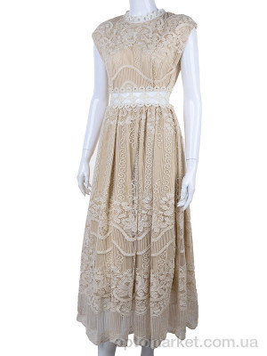 Купить Платье женские 15008 beige Behcetti бежевый