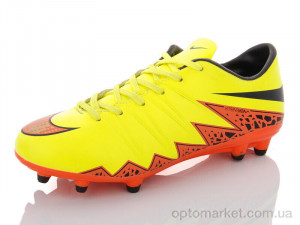 Футбольне взуття чоловічі 1501-1-10 N.ke жовтий  оптом от Optomarket
