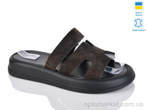 Купить Шльопанці жіночі 1501-25 кор.з. Sali коричневий