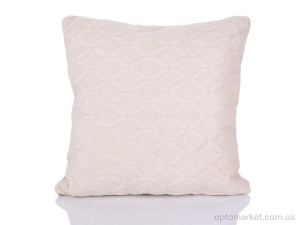 Купить Подушка унісекс 1514 (11125) beige 45x45см Malloory Home бежевий