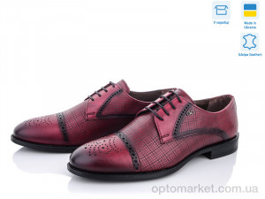 Купить Туфлі чоловічі 15160-M005 Gartiero бордовий