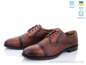 Купить Туфлі чоловічі 15160-M03 Gartiero коричневий