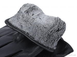 Рукавички чоловічі 153M black Ginge чорний  оптом от Optomarket