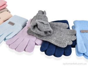 Рукавички дитячі 1596S mix Атюша мікс  оптом от Optomarket