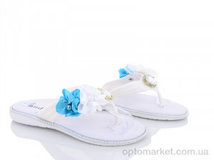 Купить Шльопанці жіночі 16-3 Candy білий