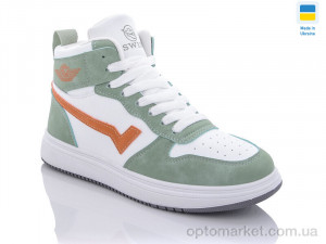 Купить Кросівки жіночі 1604-1 Swin зелений