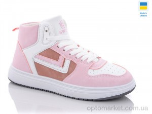 Купить Кросівки жіночі 1609-13 Swin рожевий