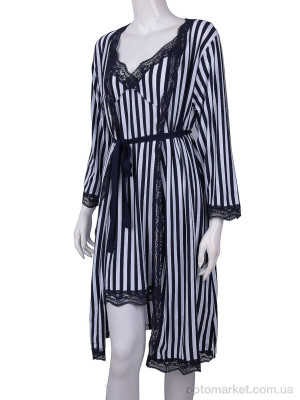 Купить Халат жіночі 16091 navy Cotpark синій