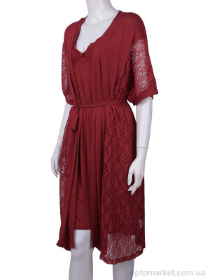 Купить Халат жіночі 16112B red Cotpark червоний