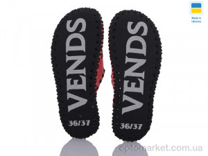 Капці жіночі 162W червоний Vends червоний  оптом от Optomarket