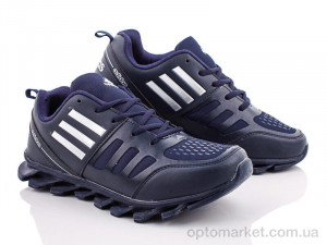 Кросівки чоловічі 1648-31 navy-silver A.idas синій  оптом от Optomarket