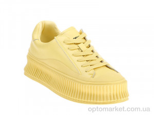 Кросівки жіночі 167826 Lonza жовтий  оптом от Optomarket
