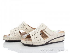 Купить Шльопанці жіночі 168-15 Nayasitun бежевий