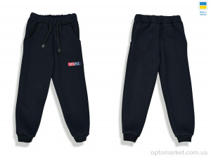 Спортивні штаны дитячі 16832 navy Kir15 синій  оптом от Optomarket