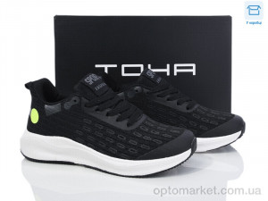 Купить Кросівки жіночі 169 black-white TOHA чорний