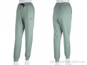 Спортивні штани жіночі 17-8001-1 l.green Tengo Mod зелений  оптом от Optomarket