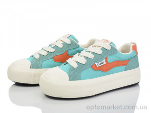 Купить Кеди жіночі 170-29 blue-orange Violeta зелений