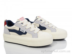 Купить Кеди жіночі 170-29 white-grey Violeta бежевий