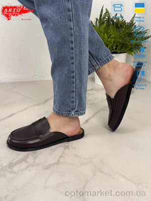 Шльопанці жіночі 170 корич.к. ARTO коричневий  оптом от Optomarket