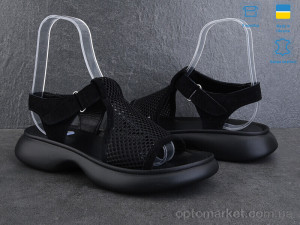 Босоніжки жіночі 1701-1 Ailinda чорний  оптом от Optomarket