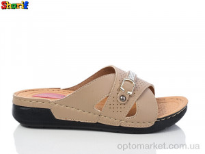 Купить Шльопанці жіночі 1704-2 Serra коричневий