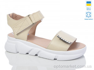 Купить Босоніжки жіночі 1706-1 беж-білий к. Sali бежевий