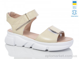 Купить Босоніжки жіночі 1707-1 беж-білий к. Sali бежевий