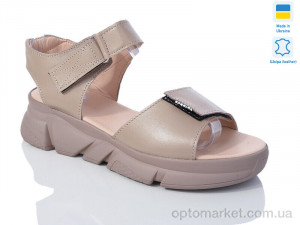 Купить Босоніжки жіночі 1707-1 капучіно Sali коричневий