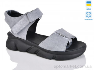 Купить Босоніжки жіночі 1707-1 сір.з. Sali сірий
