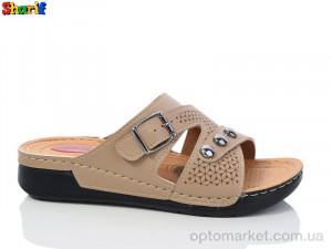 Купить Шльопанці жіночі 1710-2 Serra коричневий